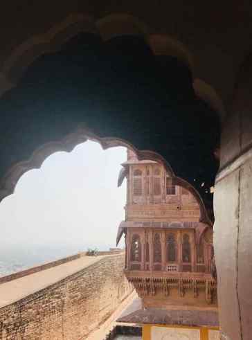 Vue sur les remparts et la ville - Fort de Jodhpur - Rajasthan - Inde