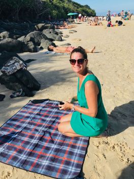 Julie-Anne à la plage, So British ! - Gold Coast - Australie